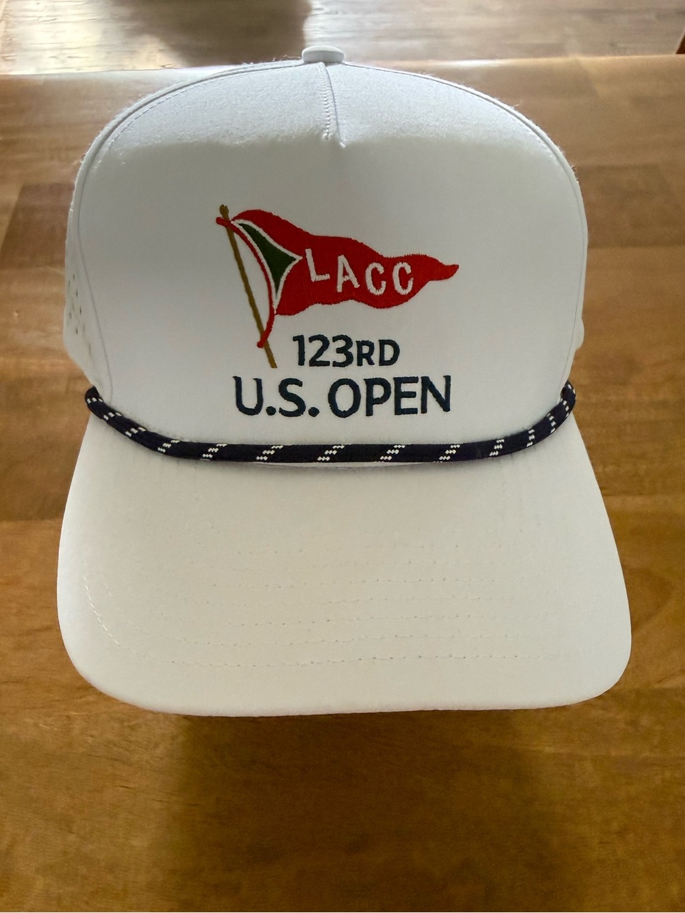 2023 123rd US Open LACC Hat Blue Rope Short Par 4 Snapback